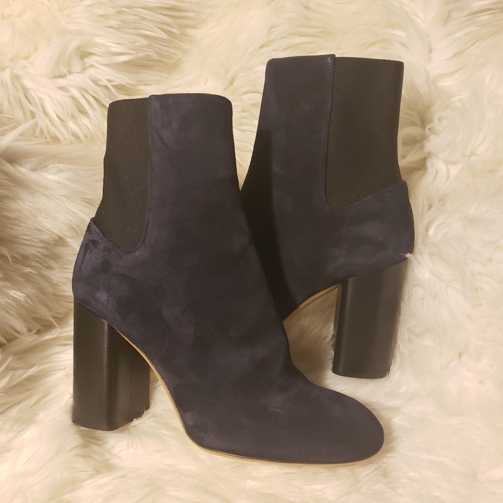 rag & bone Navy and Black Ankle Boots